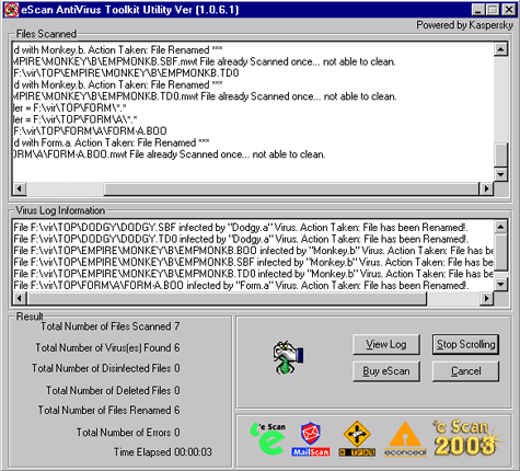 MicroWorld Anti Virus Toolkit Screenshot